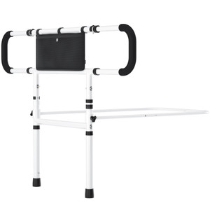 Bed Side Rail Mobility Aid Guard punch-free and foldable bedside handrails for getting up