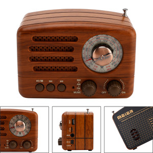 Retro-Style Decorative Radio Mini Portable Music Player Bluetooth Speaker Radio