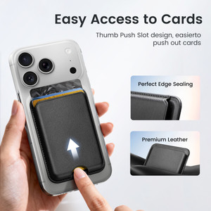 Magnetic Card Holder MagSafe Wallet RFID Protection for iPhone 17/16/15/14/13/12