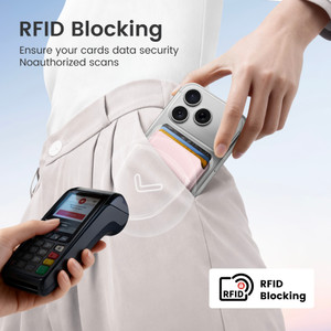 2PCS Magnetic Card Holder MagSafe Wallet RFID Protection for iPhone 17/16/15/14