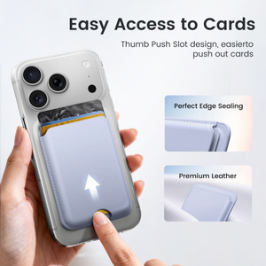 2PCS Magnetic Card Holder MagSafe Wallet RFID Protection for iPhone 17/16/15/14