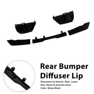 Gloss Black Rear Bumper Diffuser Lip Fit BMW X3 G45 M-Sport 2025+
