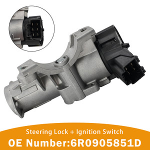 Steering Lock + Ignition Switch 6R0905851D For Seat Ibiza Skoda Citigo