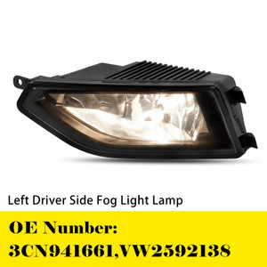 Left Driver Side Reflector Type Fog Light Lamp For Volkswagen Atlas 2018-2020