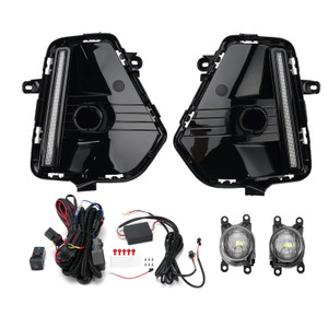 Fog Lamps & LED DRL Daytime Running Light Set For Toyota RAV4 2026-2027