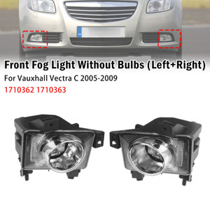 Pair Front Fog Light Lamp For Vauxhall Vectra C 2005-2009 1710362 1710363