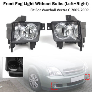 Pair Front Fog Light Lamp For Vauxhall Vectra C 2005-2009 1710362 1710363