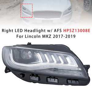 Right LED Headlight W/ AFS HP5Z13008E For Lincoln MKZ 2017-2019
