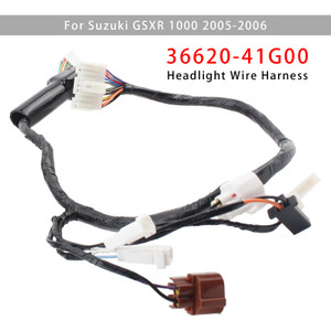 Headlight Wiring Harness Cable Assembly For Suzuki GSXR 1000 2005-2006