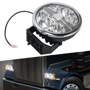 Round Auxiliary Lamp ValueFit 9" Ref.25 12/24V 17W 1700LM 6000K For HELLA