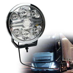 Round Auxiliary Lamp ValueFit 9" Ref.25 12/24V 17W 1700LM 6000K For HELLA