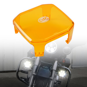 Square Amber Lamp Outer Protective Cover ValueFit 3.6" For HELLA 358233961