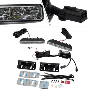 Car LED Daytime Running Light Universal 5 LED Chips 6000K For PHILIPS YS12810
