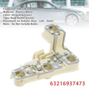 Rear Left Bulb Holder Socket For BMW 3 Series E90(Sedan) 2005-2008(Pre-LCI)