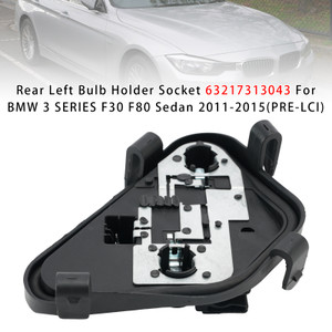 Rear Left Bulb Holder Socket For BMW 3 SERIES F30 F80 Sedan 2011-2015(PRE-LCI)