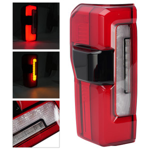 Left LED Tail Light With Blind Spot PC3Z-13405-C For Ford F-250 2023-2026