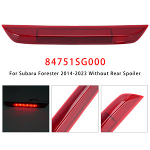 Rear Center 3rd Brake Stop Lamp Light For Subaru Forester 2014-2023 Red