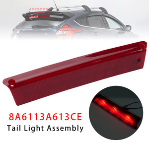 Rear High Level 3rd Brake Light 8A6113A613CE For Ford Fiesta MK7 Focus MK3 Red