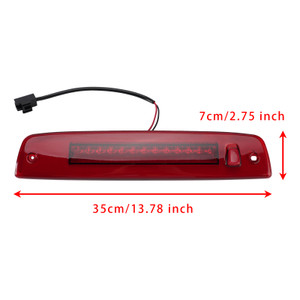 Third Brake Light High Mount Stop Lamp For Ford Expedition Navigator 03-2016 Red