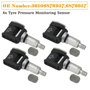 4x Tyre Pressure Monitoring Sensor For BMW 5 6 7 8 Series G30 G01 G02 G05 M3 M4