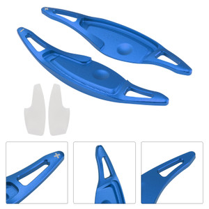 Steering Wheel Paddle Shifter For Genesis G80 Sport 17-20 Aluminium Blue