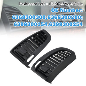 Dashboard L+R Air Vent Grille For Benz W636 04-15 W639 10-04