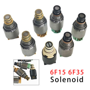7PCS 6F15 6F35 Transmission Solenoid Kit (Black Solenoid Type) For Ford Mercury