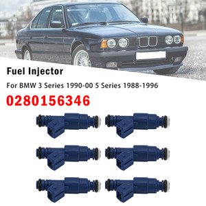 6Pcs Fuel Injector For BMW 3 Series 1990-00 5 Series 1988-1996 0280156346