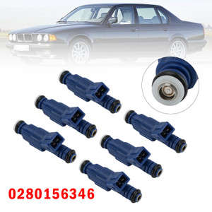 6Pcs Fuel Injector For BMW 3 Series 1990-00 5 Series 1988-1996 0280156346