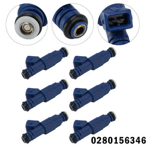 6Pcs Fuel Injector For BMW 3 Series 1990-00 5 Series 1988-1996 0280156346