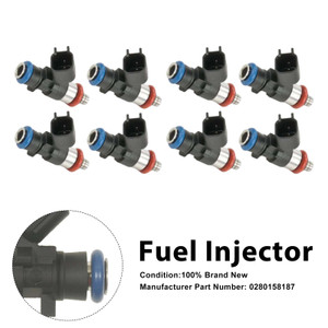 8Pcs Fuel Injector For Cadillac CTS-V 09-15 Camaro ZL1 2012-15 0280158187