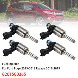 4Pcs Fuel Injector For Ford Edge 2015-2018 Escape 2017-2019 0261500365