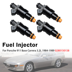4Pcs Fuel Injector For Porsche 911 Base Carrera 3.2L 1984-1989 0280150158
