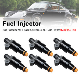 6Pcs Fuel Injector For Porsche 911 Base Carrera 3.2L 1984-1989 0280150158