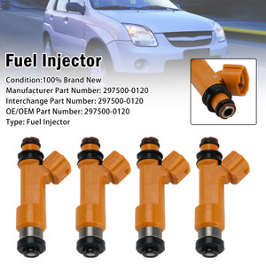 4Pcs Fuel Injector For Suzuki Swift III EZ 1.3 92PS 2005-2018 297500-0120