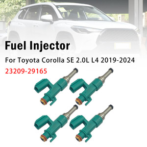 4Pcs Fuel Injector For Toyota Corolla SE 2.0L L4 2019-2024 23209-29165