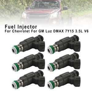 6Pcs Fuel Injector For Chevrolet For GM Luz DMAX 7Y15 3.5L V6 FBJCB00