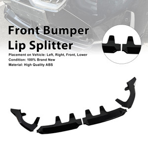 Gloss Black Front Bumper Lip Spoiler Splitter Fit BMW X3 G45 M-Sport 2025+