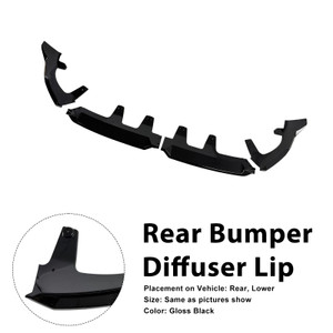 Gloss Black Front Bumper Lip Spoiler Splitter Fit BMW X3 G45 M-Sport 2025+