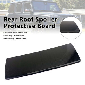 Carbon Fiber Rear Roof Spoiler Protective Board Fit Benz W463A W464 2019-2023