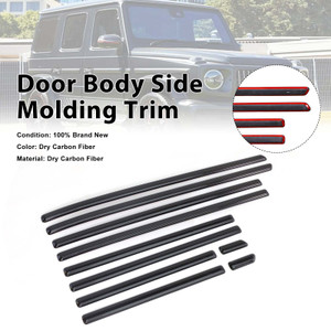 Real Carbon Door Body Side Molding Trim Fit Benz G Class W464 W465 2019-2026