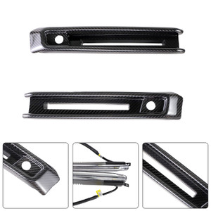 Carbon Fiber Front Bumper Fog Lights Frame Fit Mercedes G-Class W464 G63 2019+