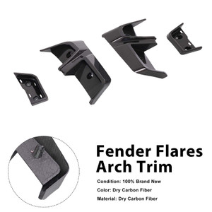 Dry Carbon Fender Flares Arch Trims Fit Mercedes Benz W464 B700 B800 2019+ Wide