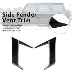 Dry Carbon Side Fender Vent Trim Fit Mercedes-Benz G Class W463A G63 W464 2019+