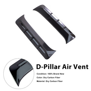 Carbon Fiber D-Pillar Air Vents Fit Mercedes Benz G-Class W464 W463A 2019+