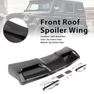 Concave style Front Roof Spoiler Wing Fit Benz G-Class W464 2019-2023 W/Led