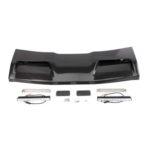 Concave style Front Roof Spoiler Wing Fit Benz G-Class W464 2019-2023 W/Led