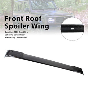 Shark style Front Roof Spoiler Wing Fit Benz G-Class W464 2019-2023 W/Led
