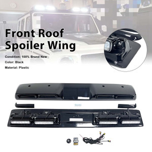 Brabus Style Front Roof Spoiler Wing Fit Benz G-Class W464 2019-2023 W/Led