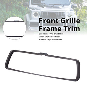 Dry Carbon Fiber Front Grille Frame Trim Fit Mercedes Benz W464 G63 2019-2023